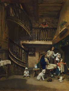 布列塔尼家族，1842年 作者 查尔斯·福汀