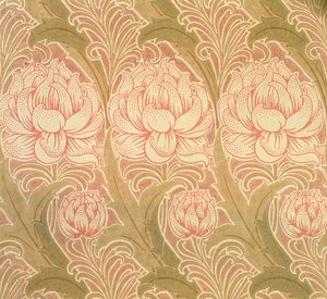 Voysey 设计的维多利亚壁纸 作者 查尔斯·弗朗西斯·安妮斯利·沃西