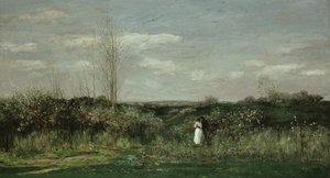 春天风景，1862年 作者 查尔斯·弗朗索瓦·杜比尼