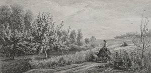 1857年春天。 作者 查尔斯·弗朗索瓦·杜比尼