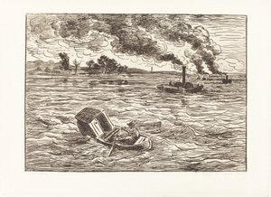 蒸汽船(Les Bateaux a vapeur) 作者 查尔斯·弗朗索瓦·杜比尼