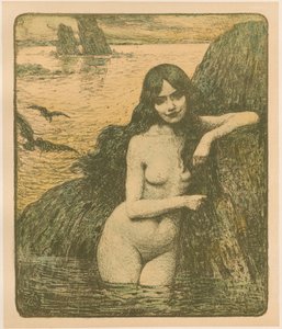 美人鱼，1896年。