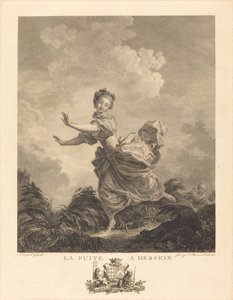 有目的地飞行 作者 Charles François Adrien Macret 和 Jacques Couché 在 Jean Honoré Fragonard 之后