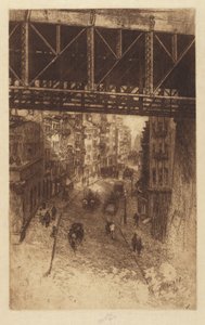 纽约州樱桃街，1904年。