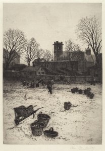 无题花园景象，1893年。