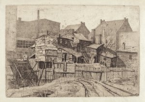 城市中的无题木屋，1880年代。