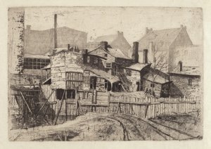城市中的无题木屋，1880年代。