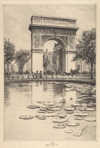 华盛顿拱门，1909年。