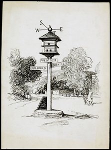 萨里郡韦斯特考特的鸽子窝，1892-1933年 作者 查尔斯·乔治·哈珀