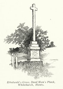 艾瑟尔沃尔德十字架，汉茨惠彻奇的死人普拉克（平版） 作者 查尔斯·乔治·哈珀