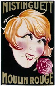 Mistinguett (Mistinguette) at the Moulin Rouge 作者 查尔斯·格斯玛
