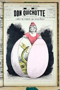 堂吉诃德》封面，第929号，《彩色讽刺》（Satirique en Colours）。 作者 查尔斯·吉尔伯特·马丁