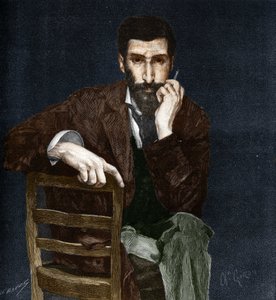 布拉扎的皮埃尔-萨沃格南（1852-1905）的肖像，法国探险家。