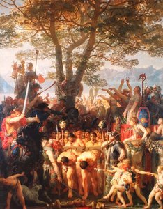法语：Les Romains passant sous le joug 罗马人在枷锁之下 作者 查尔斯·格莱尔