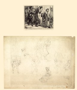 查尔斯狄更斯的旧好奇心商店的插图 作者 查尔斯·格林
