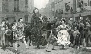 Jack-in-the-Green  - 六十年前的一个五月天（即1830年代） 作者 查尔斯·格林