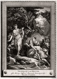 Telemachus和Mentor在遭受海难之后，于1774年到达Calypso岛
