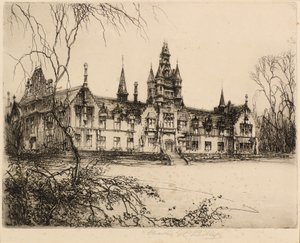 摩根学院（蚀刻版画）
