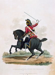 根据最新法规1812&39;，由英国帝国军队的服装，由Colnaghi und Co. 1812-15出版的JC Stadler雕刻的第3或者自己龙族的私人。 作者 查尔斯·汉密尔顿·史密斯
