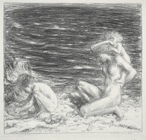 海洋与微风，1894年。 作者 查尔斯·哈斯伍德·香农