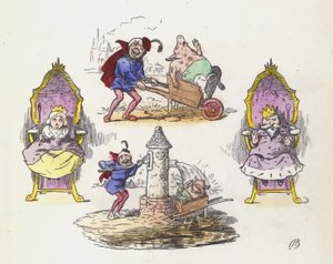 The Little Piggy-wig (coloured engraving) 作者 查尔斯·亨利（后）贝内特