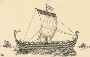 基于贝叶挂毯的诺曼船，1931年
