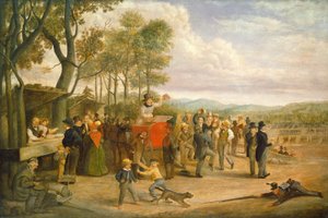 集结日，1843年或之后。 作者 查尔斯·亨利·格兰杰