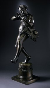 Silenus，约1883年（青铜）。 作者 查尔斯·亨利·尼豪斯
