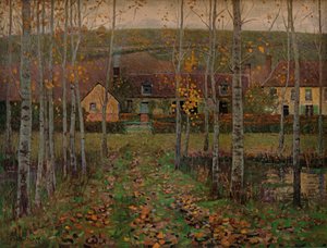 留叶，1901年，1906年 作者 查尔斯·赫伯特·伊斯特莱克