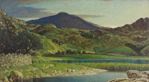 1919年，凯瑟克附近的Watendlath Tarn 作者 查尔斯·约翰·霍姆斯