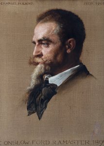 昂斯洛·福特（E. Onslow Ford）肖像，1901年