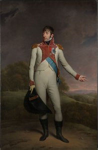 荷兰国王路易-拿破仑肖像
路易-拿破仑（1778-1846 年），1806-1810 年间的荷兰国王，身着徒步救生员制服，饰有荷兰皇家联合大十字勋章和荷兰皇家军官十字勋章。 作者 查尔斯·霍华德·霍奇斯