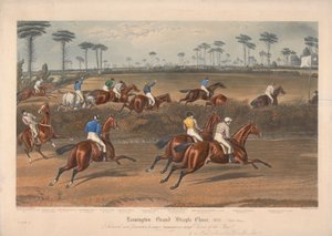 一套四件中的一件：利明顿大阶梯追逐赛...1837.图版 2.克里斯琴先生在斯克里普顿... 作者 查尔斯·亨特