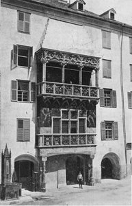 黄金屋顶。因斯布鲁克，c1913