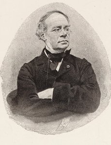 作曲家Jacques Fromental Halévy 1799-1862的画像。 作者 查尔斯·杰里米（Charles Jeremie）开车