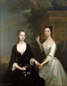 伊丽莎白夫人和亨丽埃塔夫人芬奇，约1730-1731年