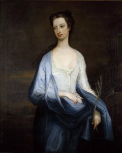 德文郡公爵夫人凯瑟琳·霍斯金斯肖像，约 1718 年（布面油画） 作者 查尔斯·杰瓦斯