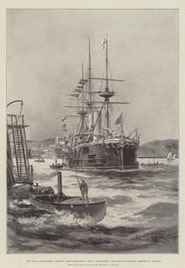 海湾机动，预备舰队行动，HMS亚历山德拉，海军上将Domvile的旗舰，在托尔湾