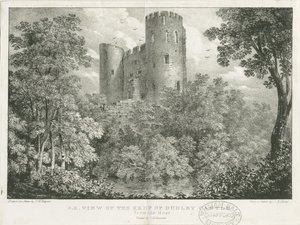 达德利城堡 - The Keep：雕刻，nd [c 1825]（印刷品）