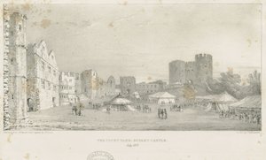 Dudley Castle - The Keep: lithograph, Jul 1837 (print)