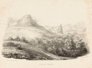 Puy en Velay（石版画） 作者 查尔斯·约瑟夫·赫尔曼德尔