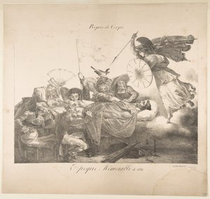 身体餐。 1821年，1821年的难忘时期