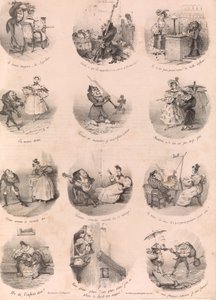 十二幅讽刺小品 Le Charivari，1832年12月10日，1832年12月1日。