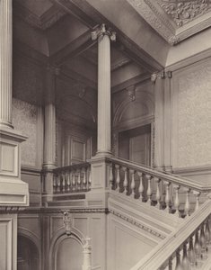Ashburnham House，威斯敏斯特，楼梯 作者 查尔斯·拉瑟姆（Charles Latham）