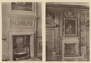 Belton House，Grantham，Two Chimney Pieces 作者 查尔斯·拉瑟姆（Charles Latham）
