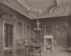 Belton House，Grantham，餐厅 作者 查尔斯·拉瑟姆（Charles Latham）