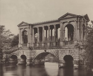 Palladian Bridge，威尔顿 作者 查尔斯·拉瑟姆（Charles Latham）