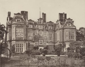 Swateley Hall，Uxbridge，Garden Front 作者 查尔斯·拉瑟姆（Charles Latham）