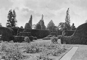 The Yew Garden (b/w photo) 作者 查尔斯·拉瑟姆（Charles Latham）
