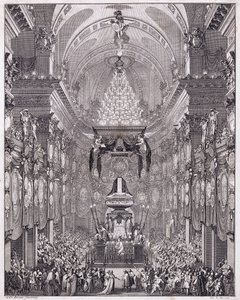 罗纳河谷歌剧院陵墓，Saint-Honore街，以纪念法国政治家Pierre Seguier，1672年5月，约1770-1780年（780刻） 作者 查尔斯·勒布朗
